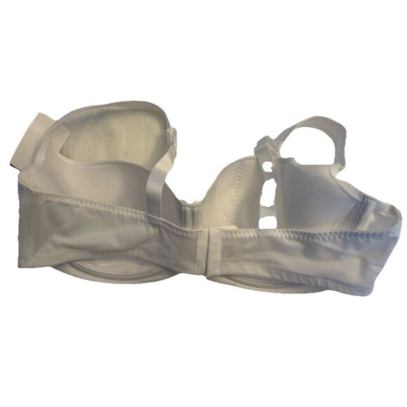 Rosme Lingerie Padded Underwire Bra White 44D - Picture 2 of 4